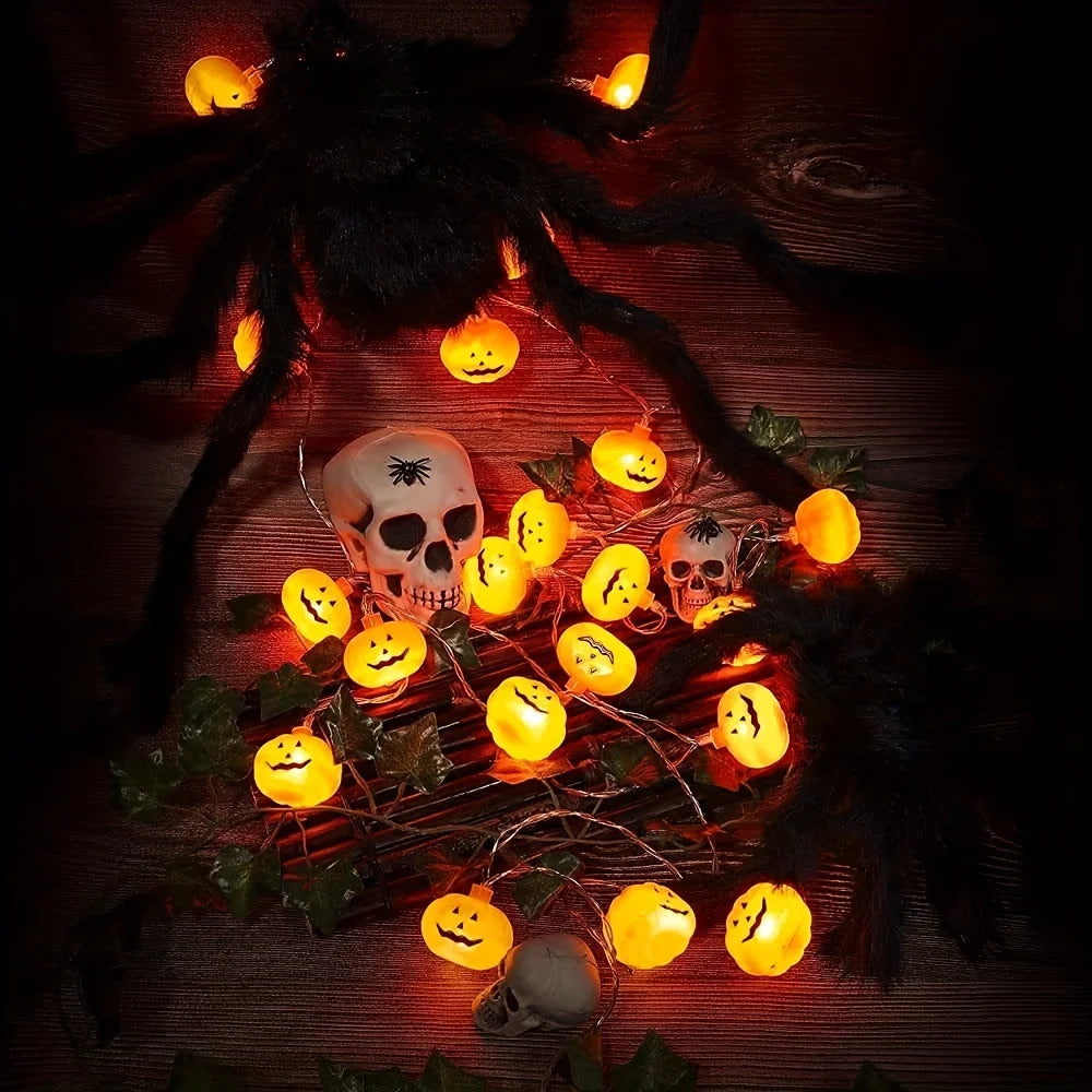 guirlande citrouille halloween déco interieur et exterieur