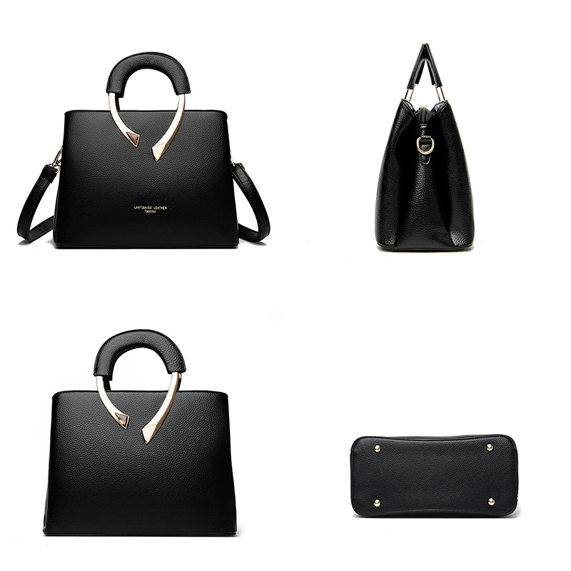 Sacs à main de luxe femmes en simili cuir souple