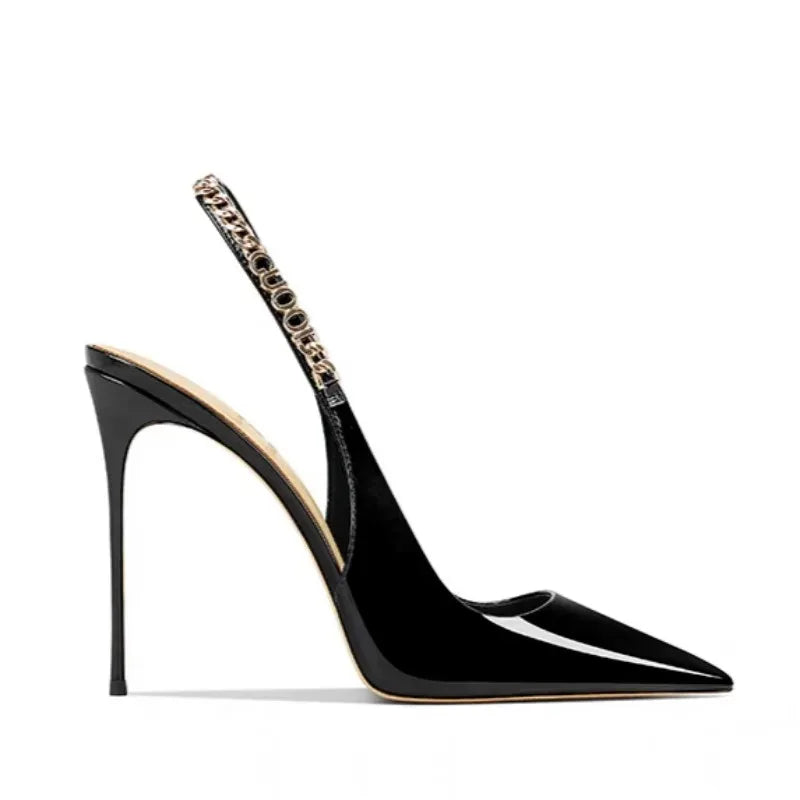 chaussures femme a talon éguille bout pointu élégant