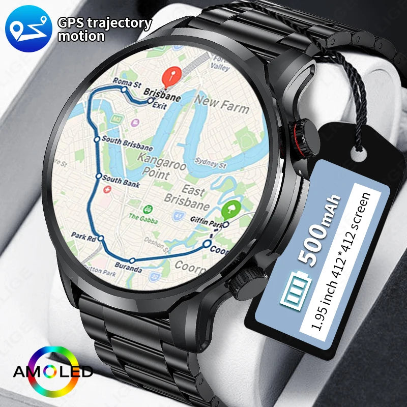 LIGE nouveau 1.95 "HD Extra Large écran GPS