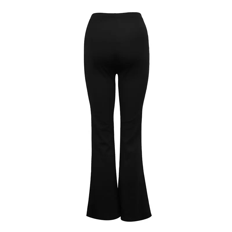 Pantalon Femme Paillettes Noir Streetwear Élégant - MONASTORESHOP.COM