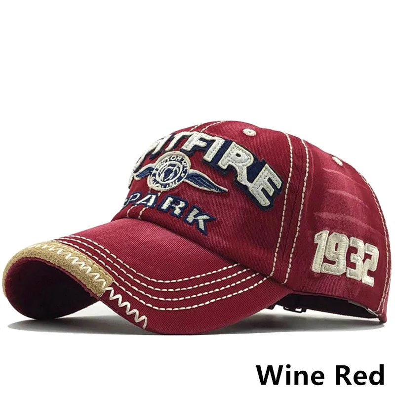 Casquette de Baseball en Coton avec Lettres Brodées pour Homme et Femme