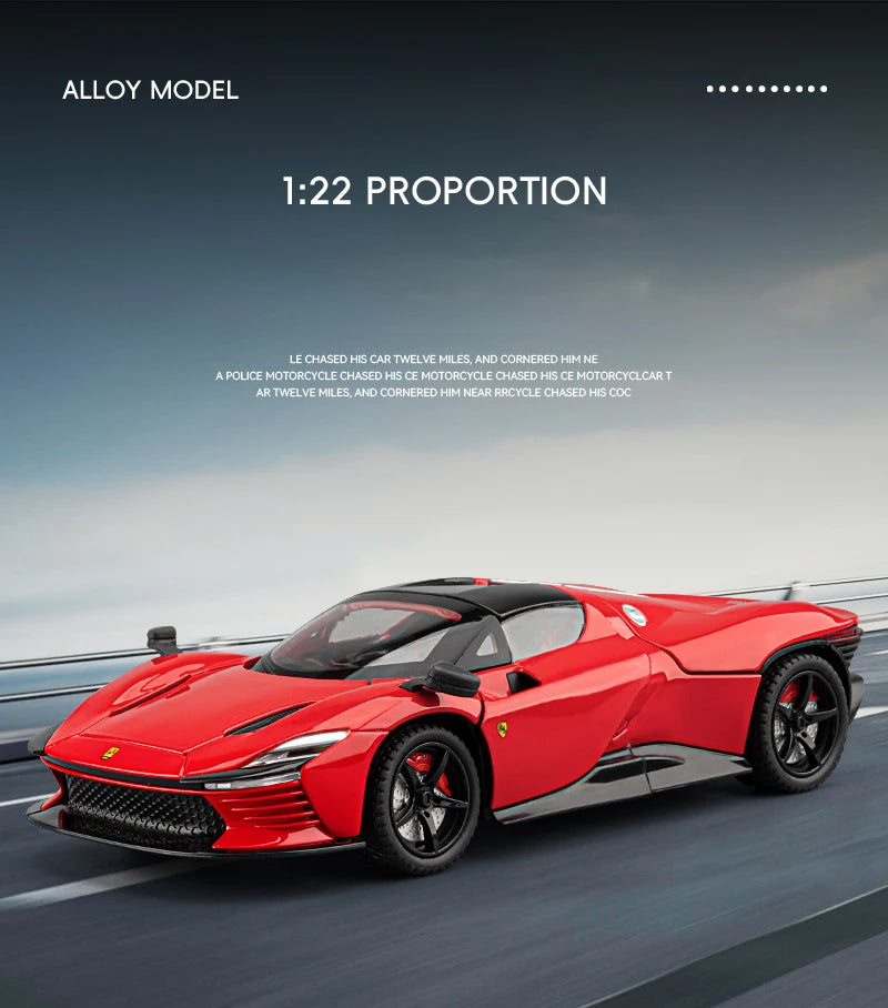 ferrari SP3 daytona modèle alliage métal au 1/24