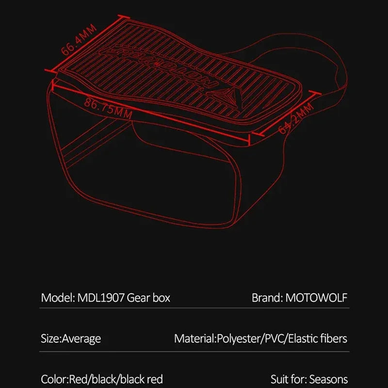 Protection chaussure pour selecteur de vitesse