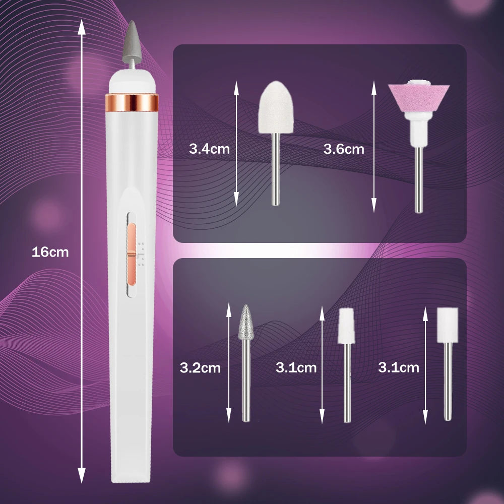 Ponceuse à ongles électrique rechargeable