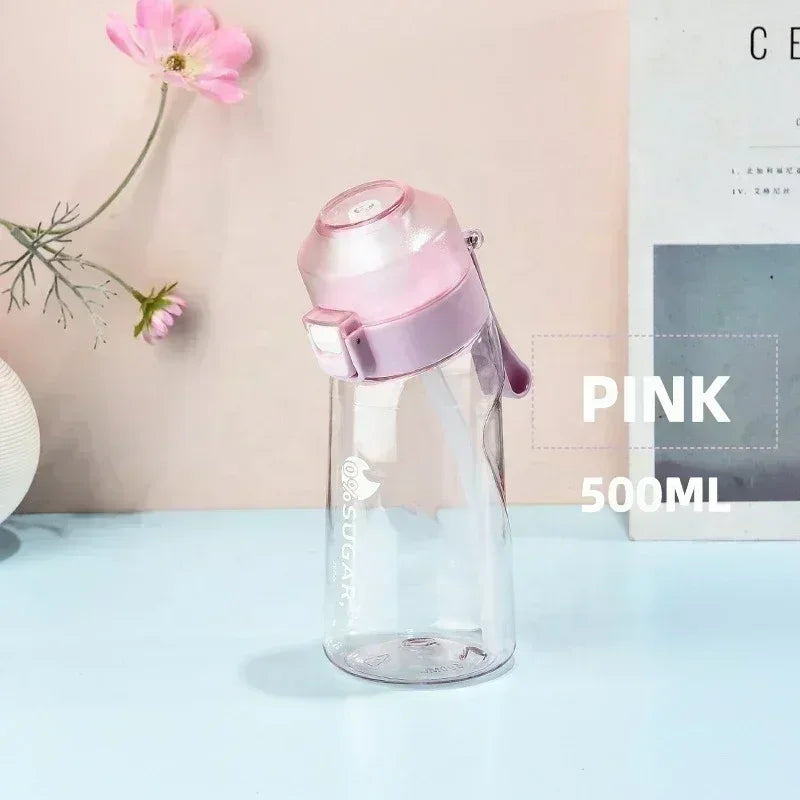 Gourde Infuseur 650ml avec Dosettes Arômes - Bouteille Sport Sans BPA Paille Intégrée