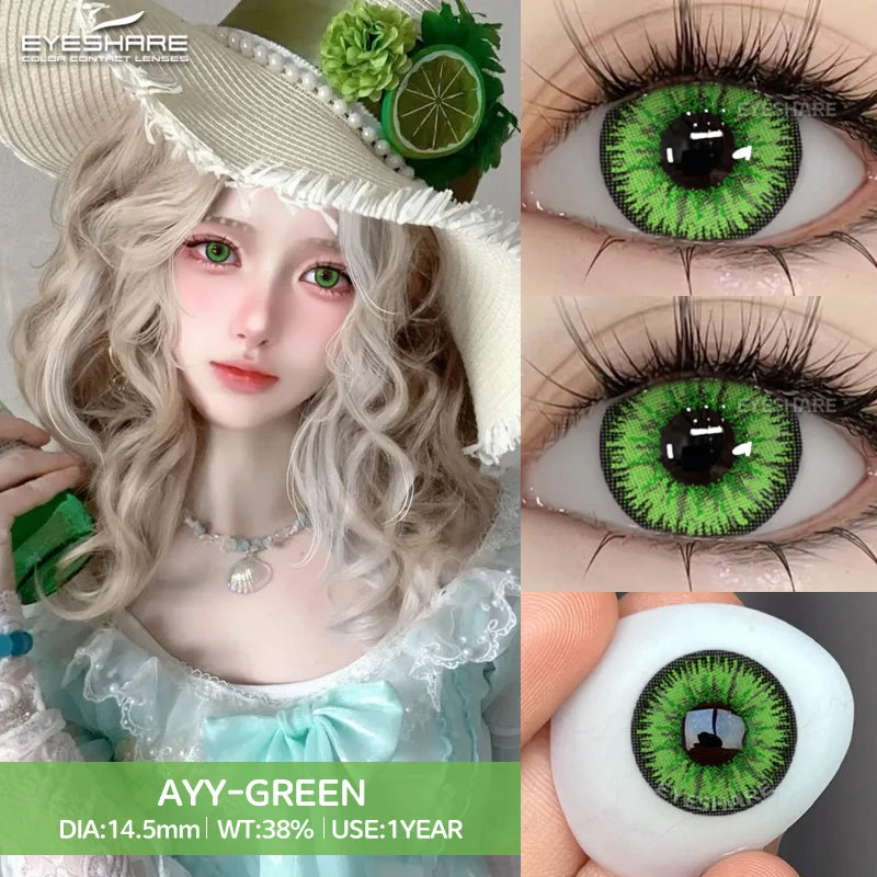 "Des yeux qui hantent. Lentilles Halloween