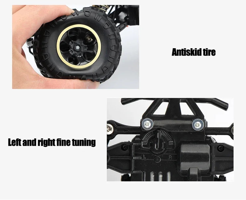 buggy radiocommandée :1/12 1/16 carrosserie métal et feux a LED