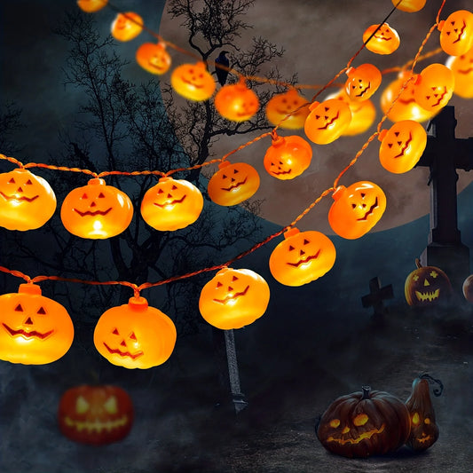 guirlande citrouille halloween déco interieur et exterieur