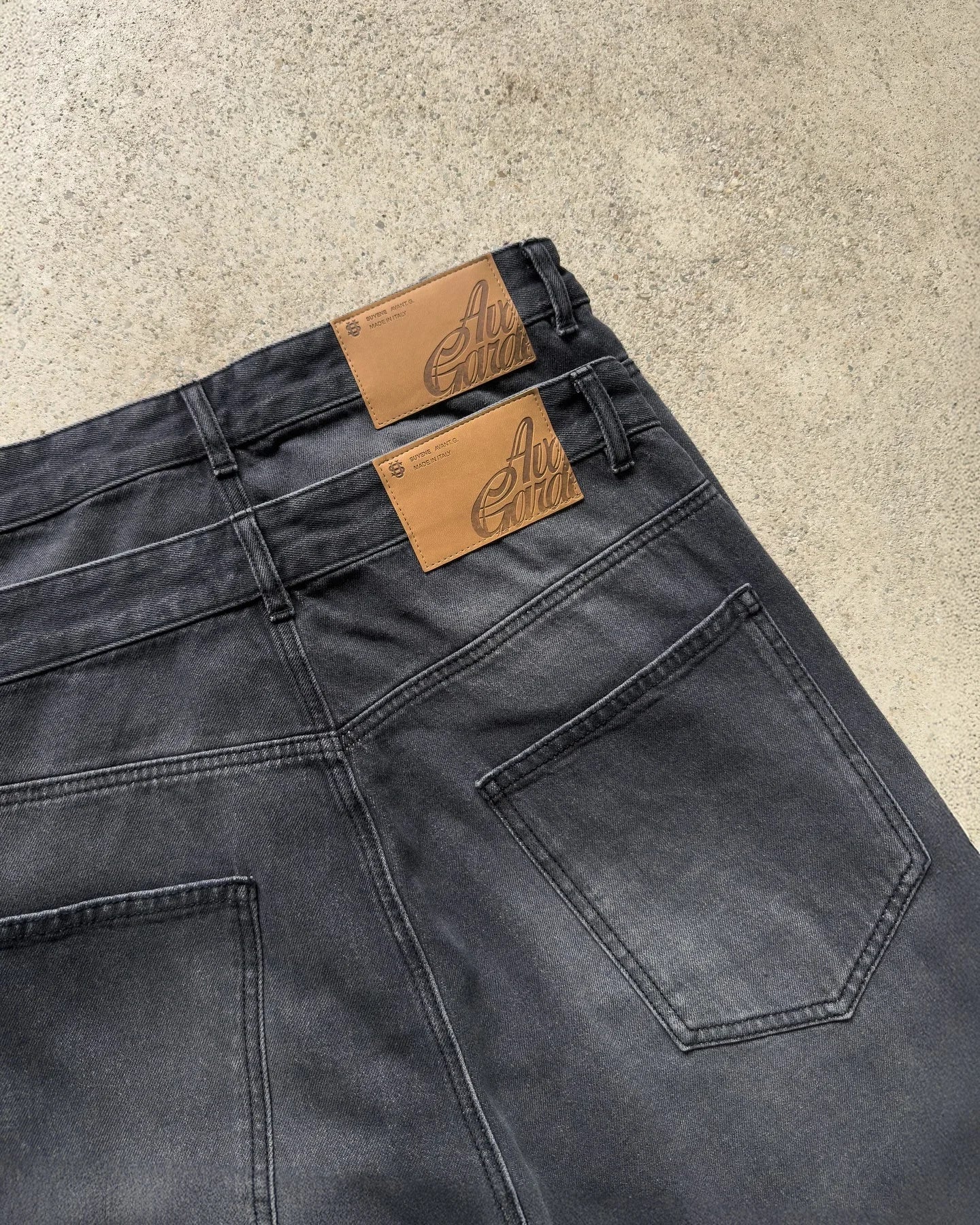 Jeans Hip-hop taille basse, jambes larges