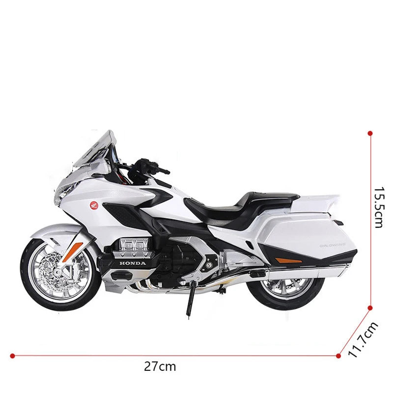moto de collection a l'échelle 1/9 (27cm) honda gold wing tour