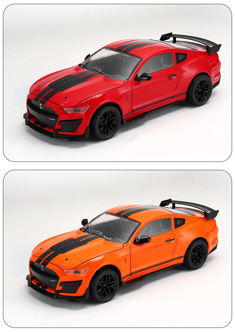 Ford Mustang Shelby GT500 1/18 en métal son et lumières jouet enfants