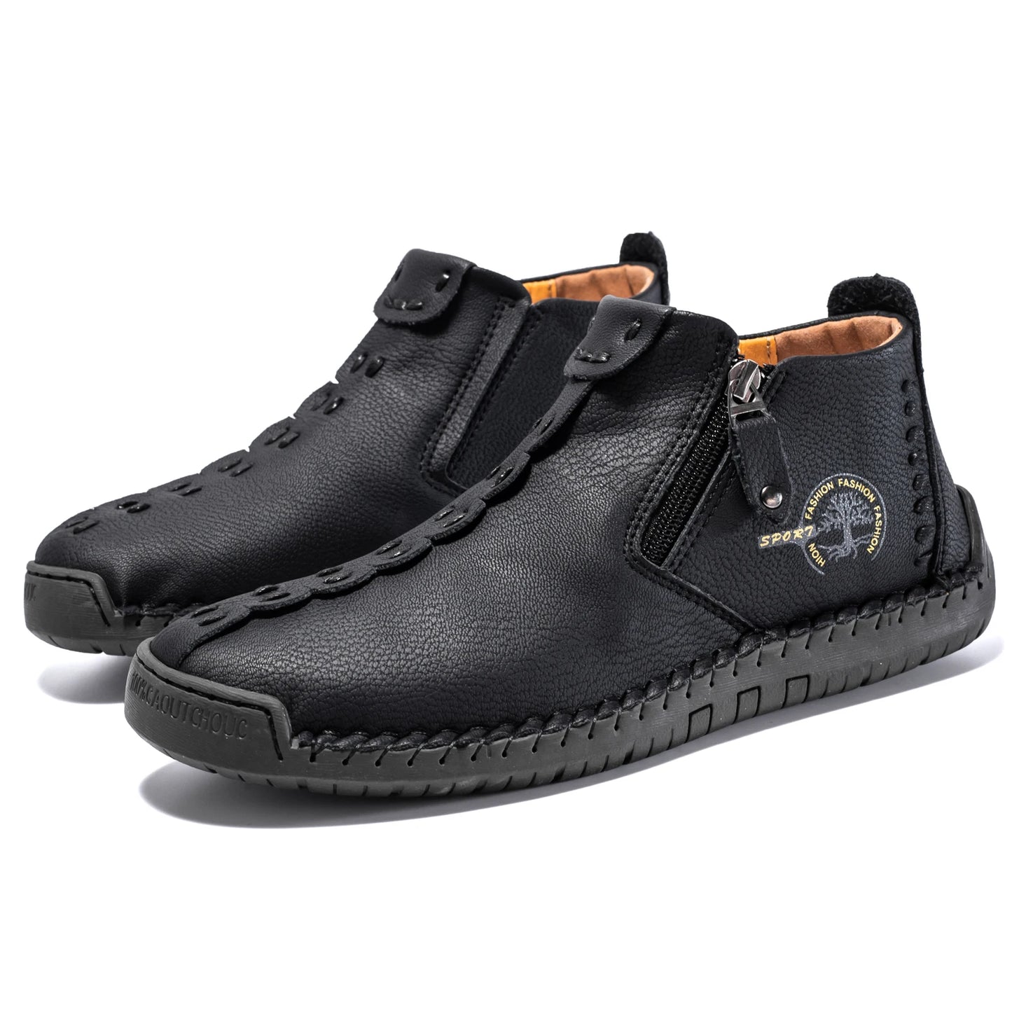 Mocassins en cuir faits à la main pour hommes