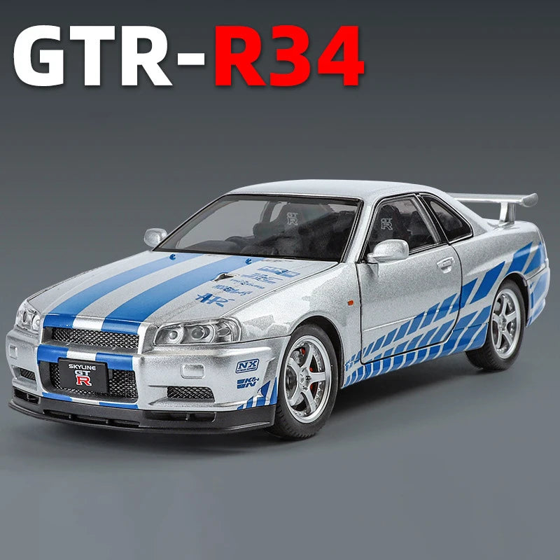 skyline GTR R 34 a collectionné échelle 1/24 son et lumière