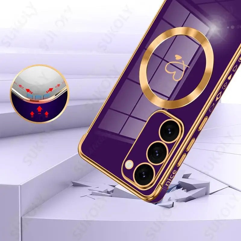 Étui à bandoulière pour femmes Samsung Galaxy S23 ultra au S24 FE