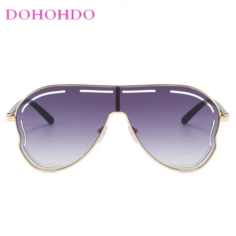 Lunettes de Soleil Vintage Surdimensionnees Femme - Style Pilote UV400