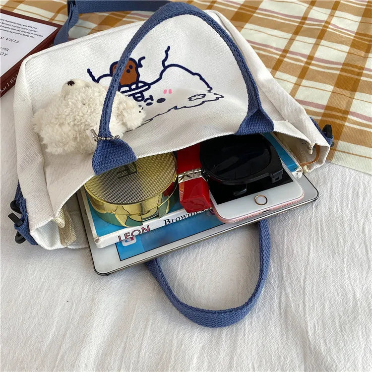 K-pop Demon Hunters sac à bandoulière en toile ou sac de mode pour petite fille