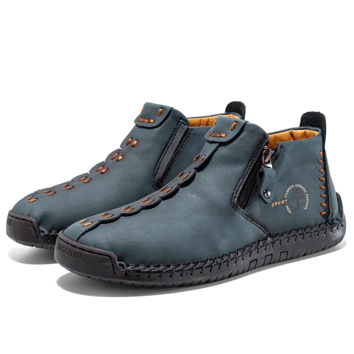 Mocassins en cuir faits à la main pour hommes