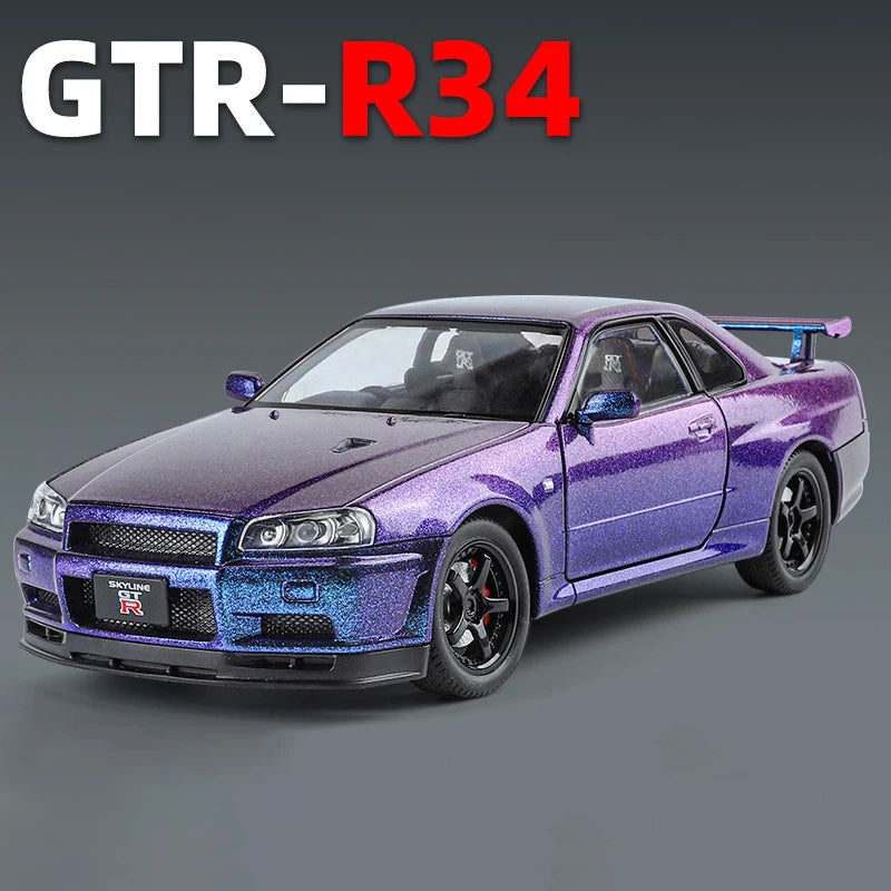 skyline GTR R 34 a collectionné échelle 1/24 son et lumière