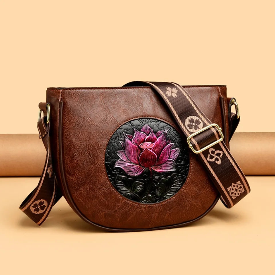 sac a main luxe vintage en cuir pour femmes