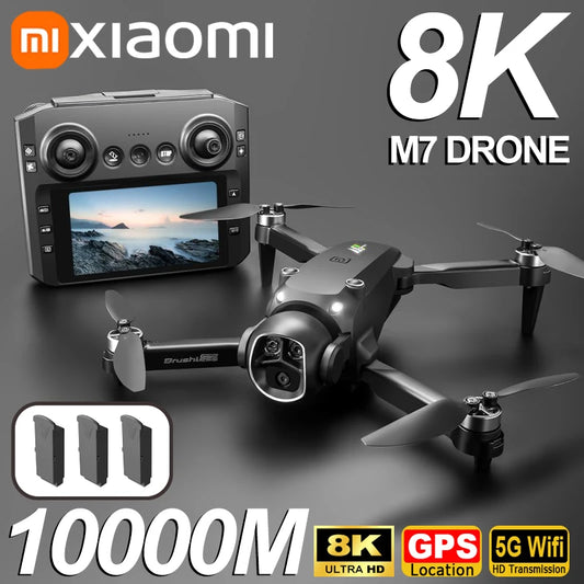 Drone HD 8K double caméra photo intelligente a évitement d'obstacle