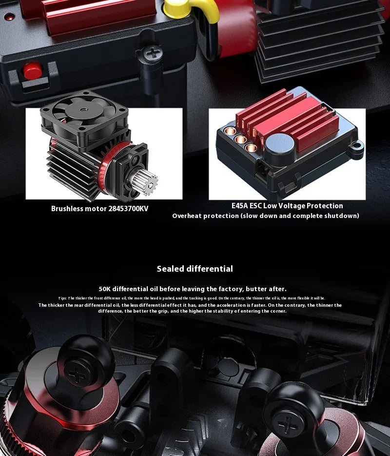 1/14 MJX 14303  voiture radiocommandé 2.4G 4roues motrice haute vitesse a partir de 14 ans