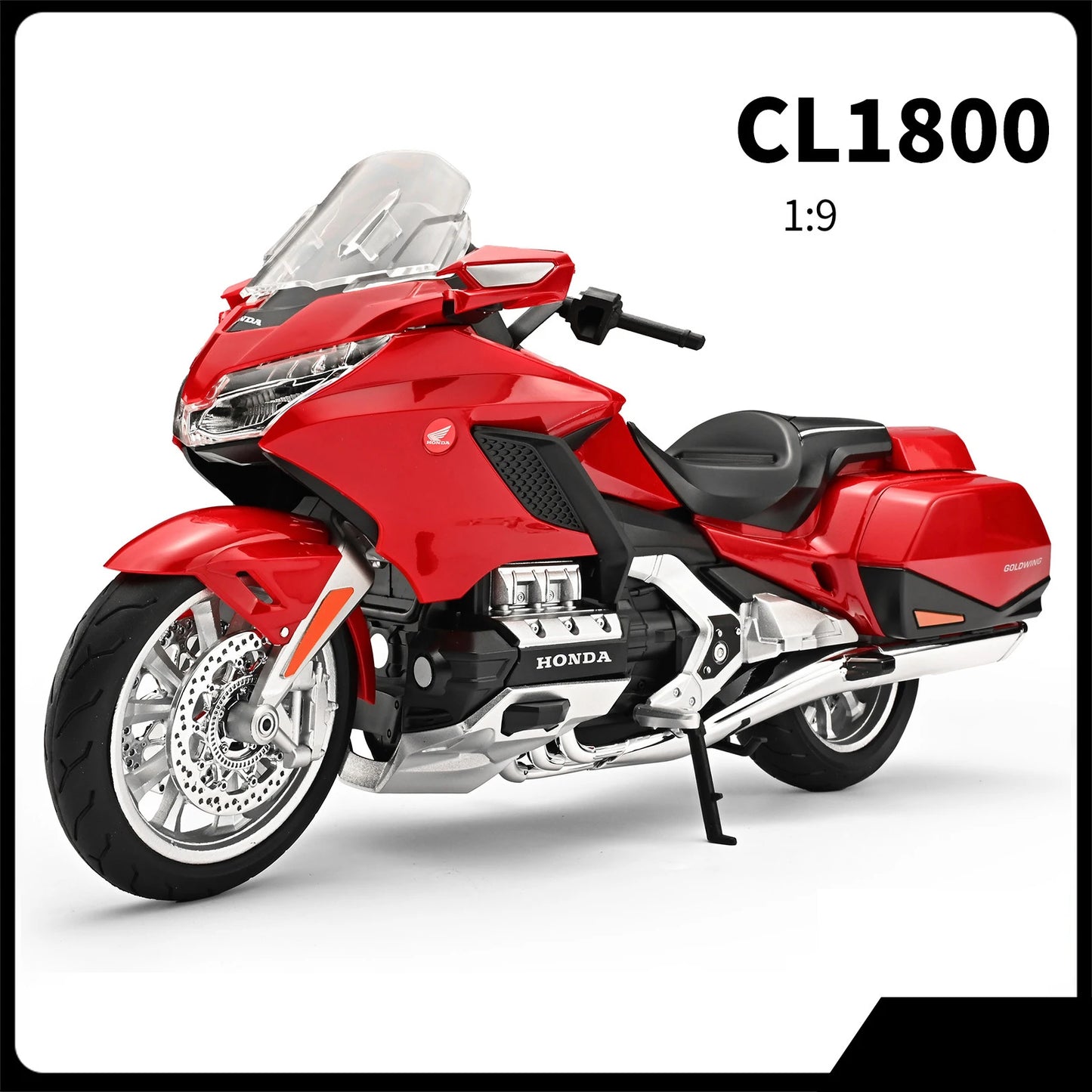 moto de collection a l'échelle 1/9 (27cm) honda gold wing tour
