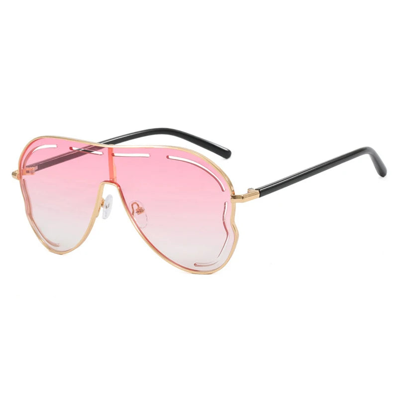 Lunettes de Soleil Vintage Surdimensionnees Femme - Style Pilote UV400