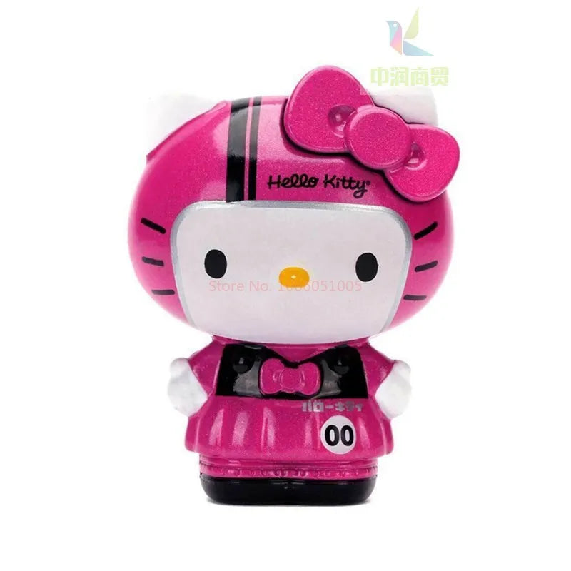 coffret collector Hello Kitty figurine nissan GTR R34 custom couleur rose / blanc