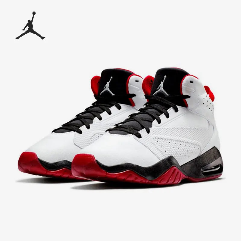 chaussures de basket nike air jordan en cuir hommes /ados