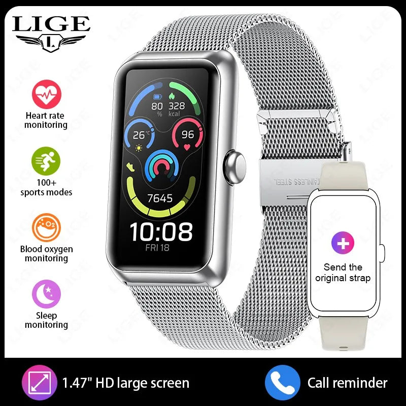 montre femmes connecté bracelet souple ou émaillé