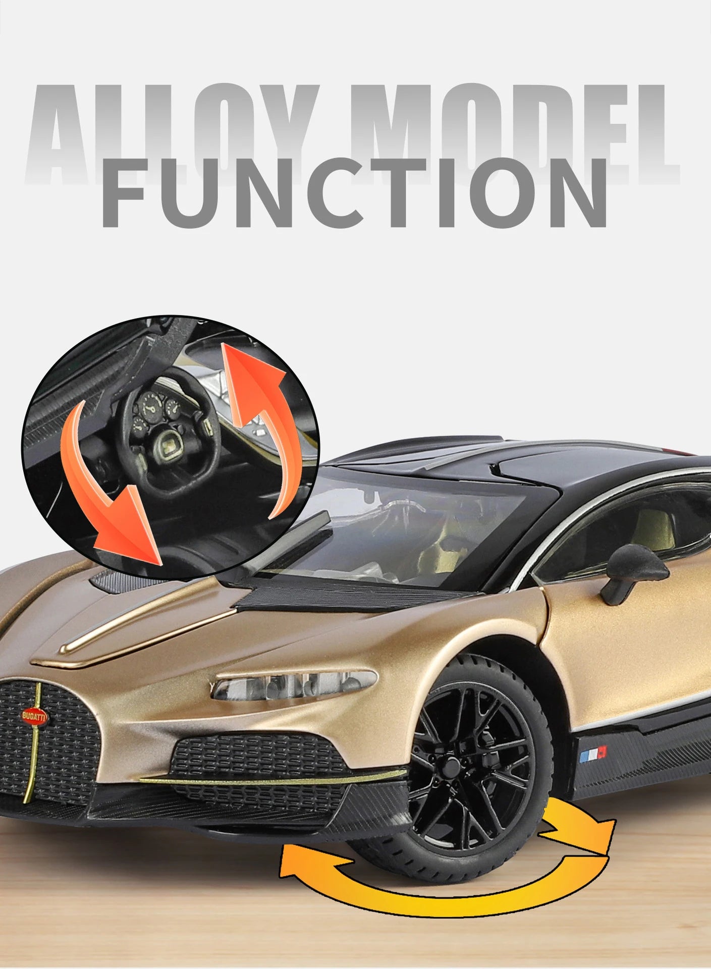 le plaisir d'offrir pour amateur de supercar 2025 bugatti tourbillon échelle 1/24