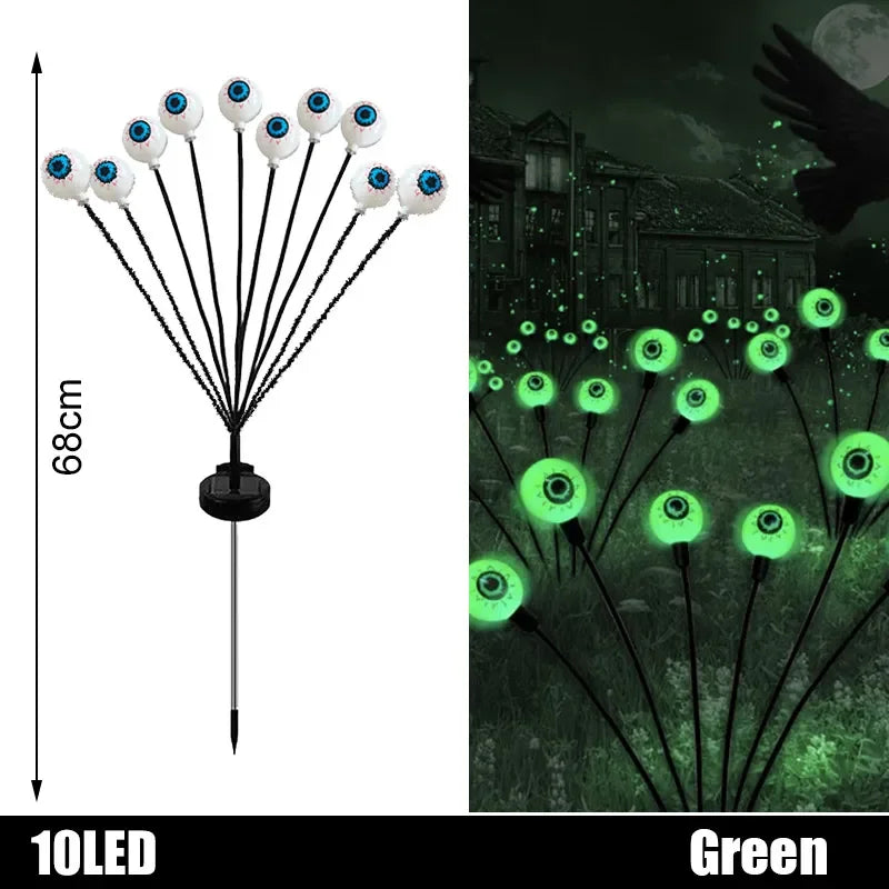 globe oculaire a LED exterieur solaire nouveauté halloween 2026