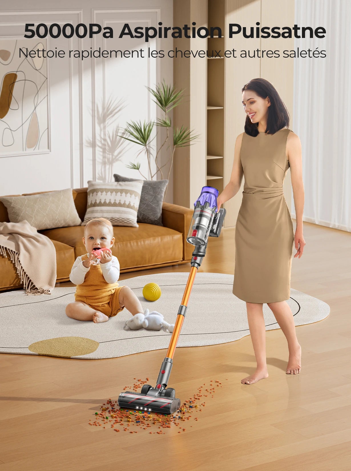 Aspirateur sans fil V7, 500W