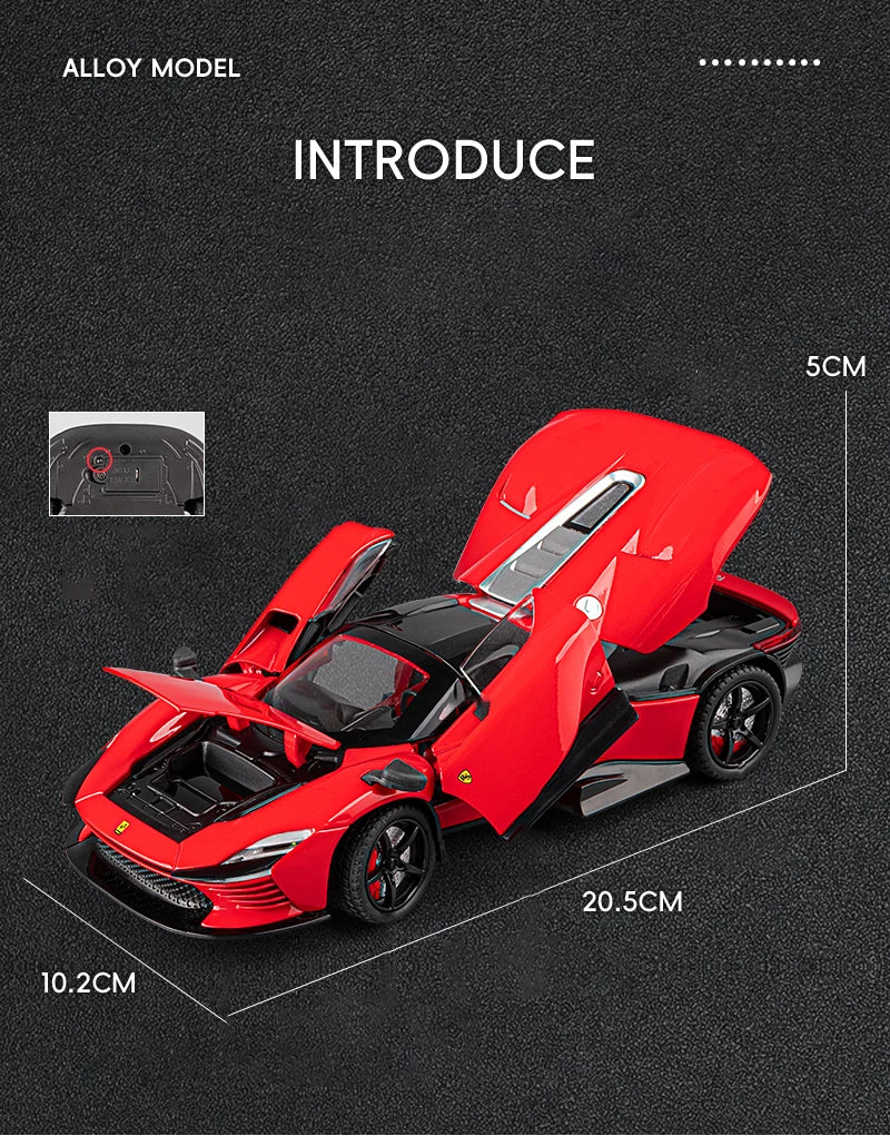 ferrari SP3 daytona modèle alliage métal au 1/24