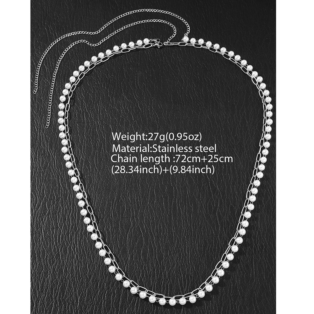 Chaîne de taille élégante, perles Fine pour femmes