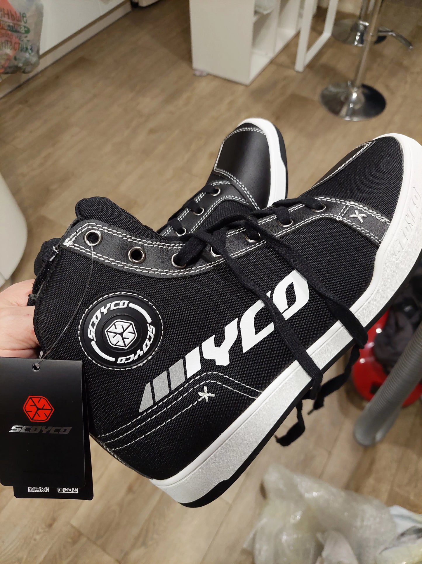 chaussures de Moto SCOYCO souple décontracté avec protection sélecteur de vitesse