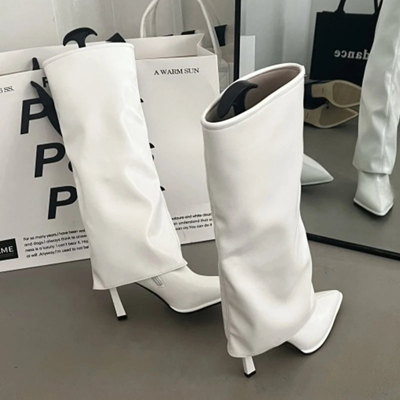 botte Aa talon style chic western a bout pointu