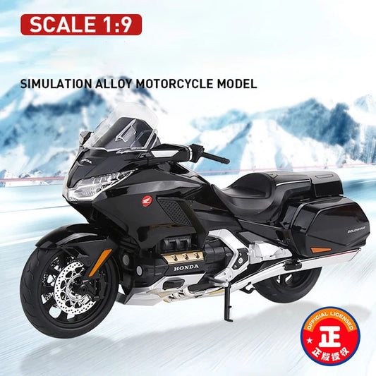 moto de collection a l'échelle 1/9 (27cm) honda gold wing tour