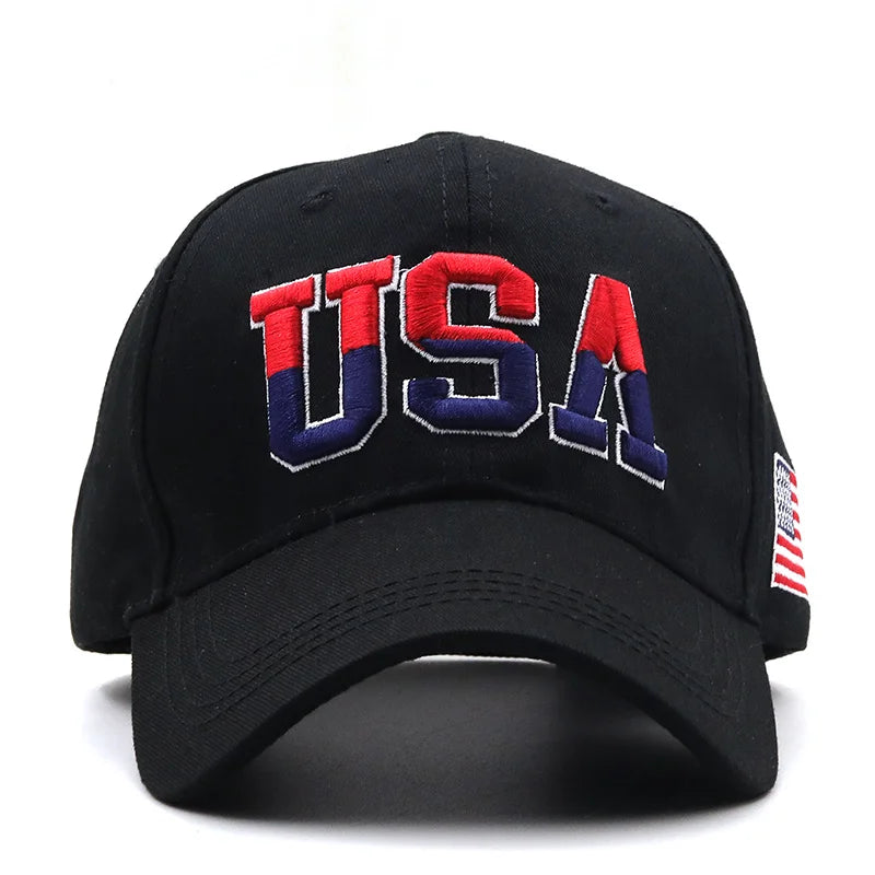 Casquette de Baseball drapeau américain pour hommes et femmes
