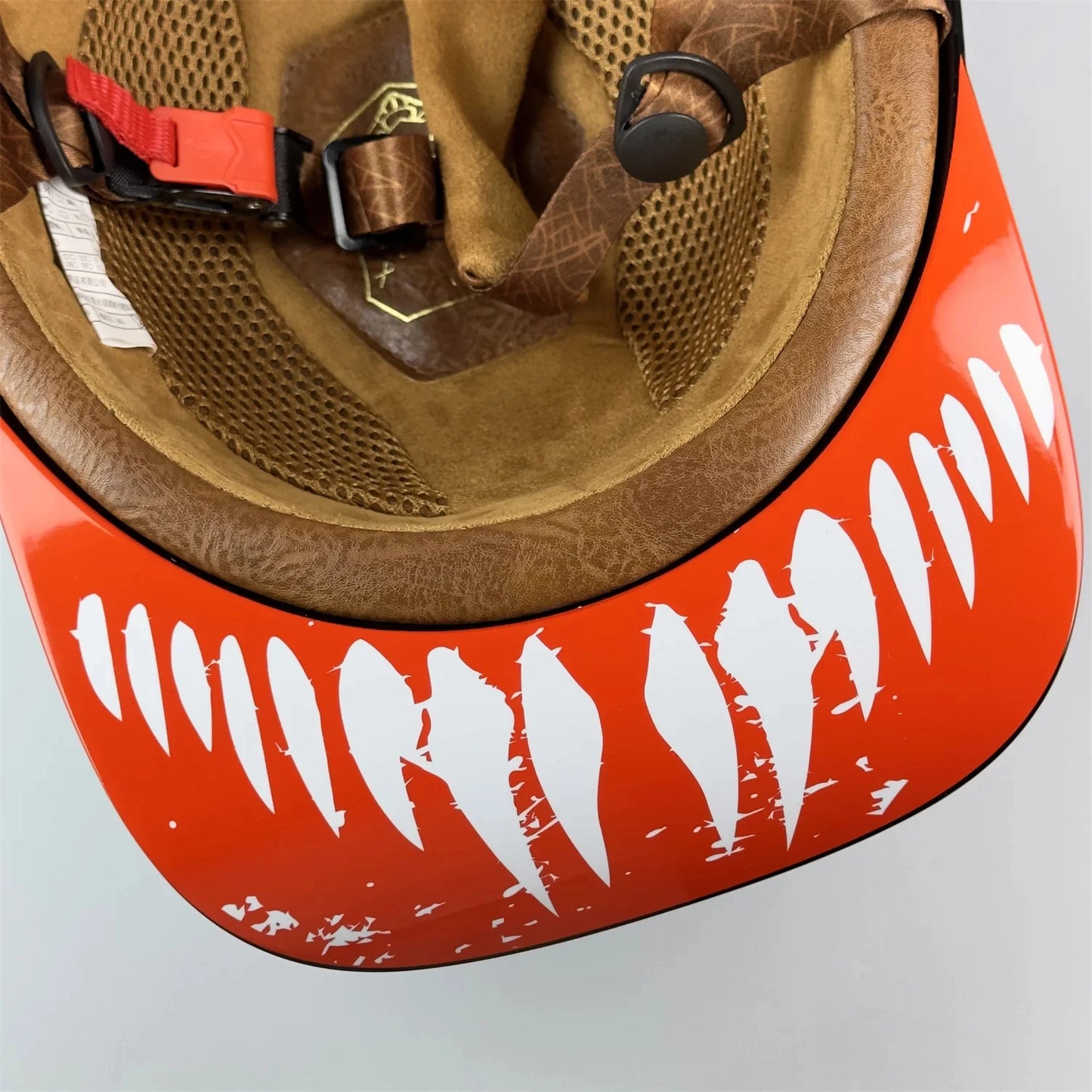 casque retro façon casquette de baseball pour harley/indian ou moto vintage