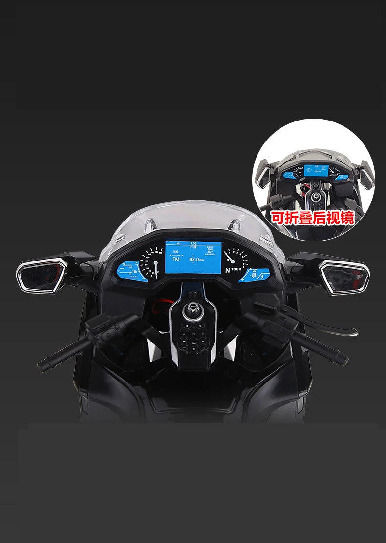 moto de collection a l'échelle 1/9 (27cm) honda gold wing tour