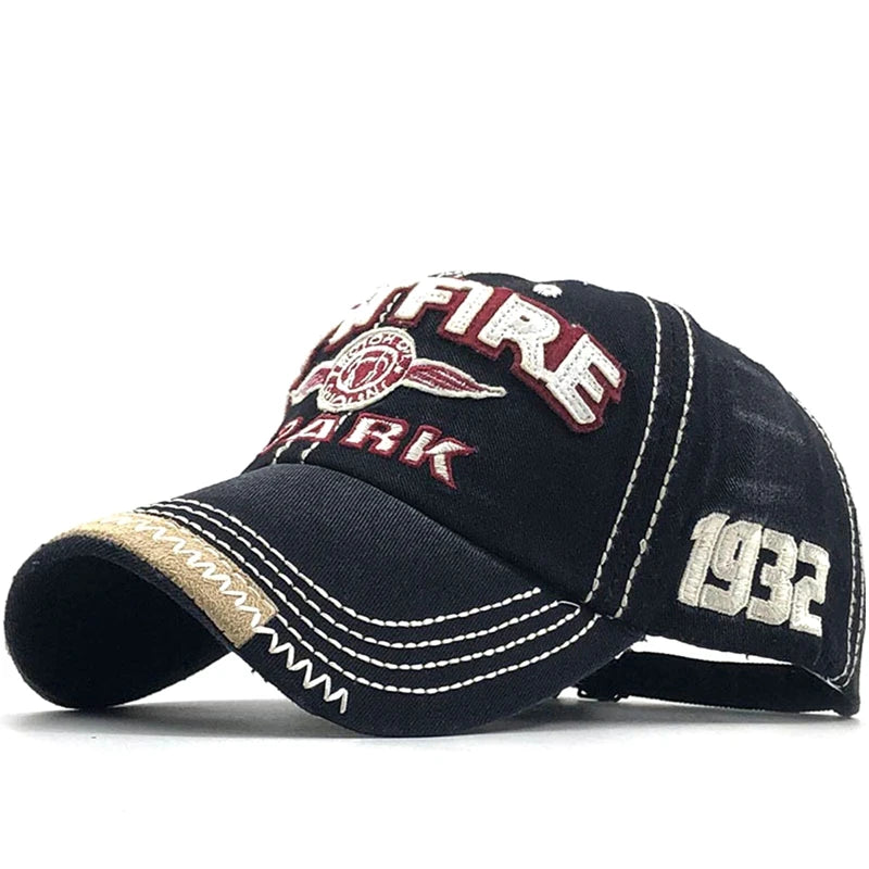 Casquette de Baseball en Coton avec Lettres Brodées pour Homme et Femme