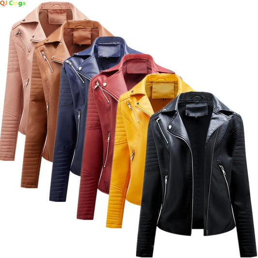 veste femme en simili cuir