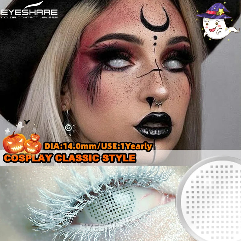 "Lentilles Halloween : tes yeux, leur dernier souvenir."