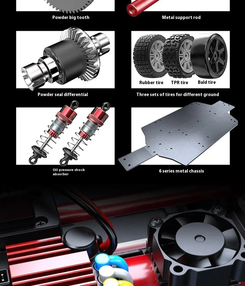 1/14 MJX 14303  voiture radiocommandé 2.4G 4roues motrice haute vitesse a partir de 14 ans