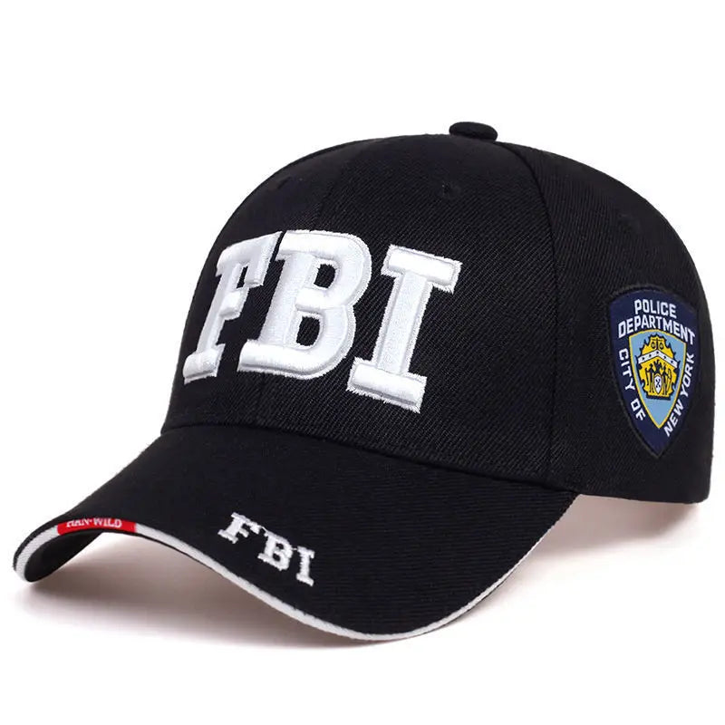 casquette de baseball "FBI" hommes/femmes