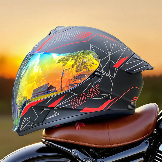 Casque Moto Modulaire Rabattable Double Lentille - Haute Qualité ABS