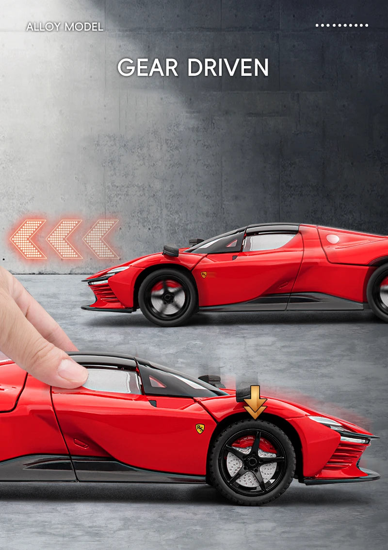 ferrari SP3 daytona modèle alliage métal au 1/24