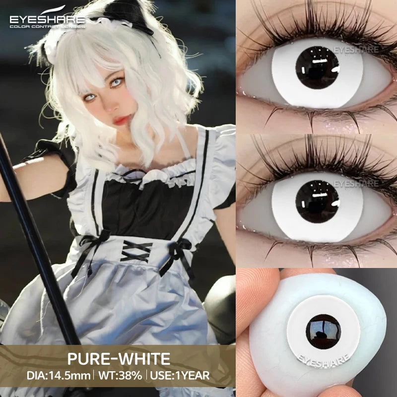 "Des yeux qui hantent. Lentilles Halloween